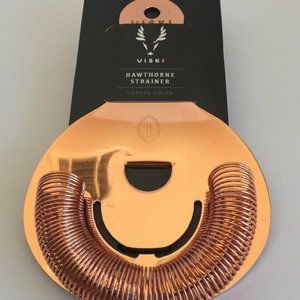 Monoprice Barware Summit Copper Hawthorne Strainer